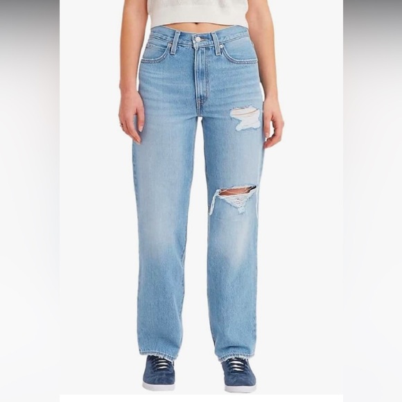 Levi’s light wash distressed ‘94 baggy jean - Picture 2 of 8